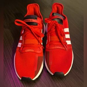 Adidas U Path Run Ash Red Athletic Sneakers 8.5